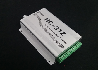 LED全彩控制器 5-24V 12*200點 HC-312音樂控制器