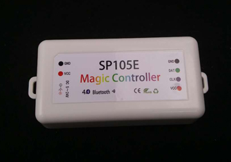LED全彩控制器  5V-24V  2048 點 SP105手機APP控制器
