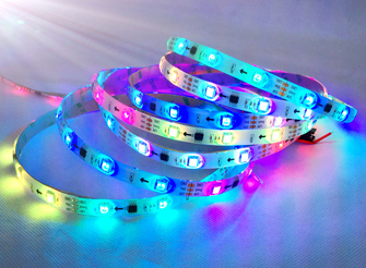 WS2818C 24V 30燈 全彩斷點(diǎn)續(xù)傳 LED全彩燈帶幻彩燈帶